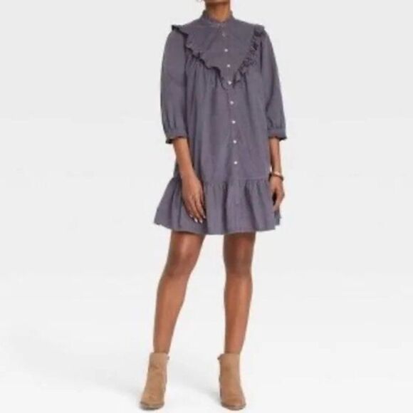 Universal Thread Dresses & Skirts - Universal Thread Corduroy Ruffle Boho dress, size XXL